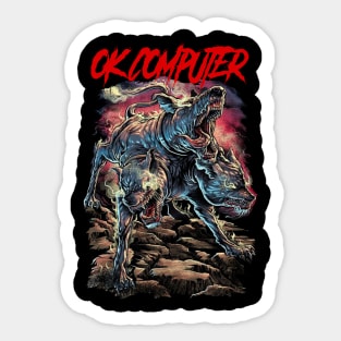 OK COMPUTER BAND Sticker